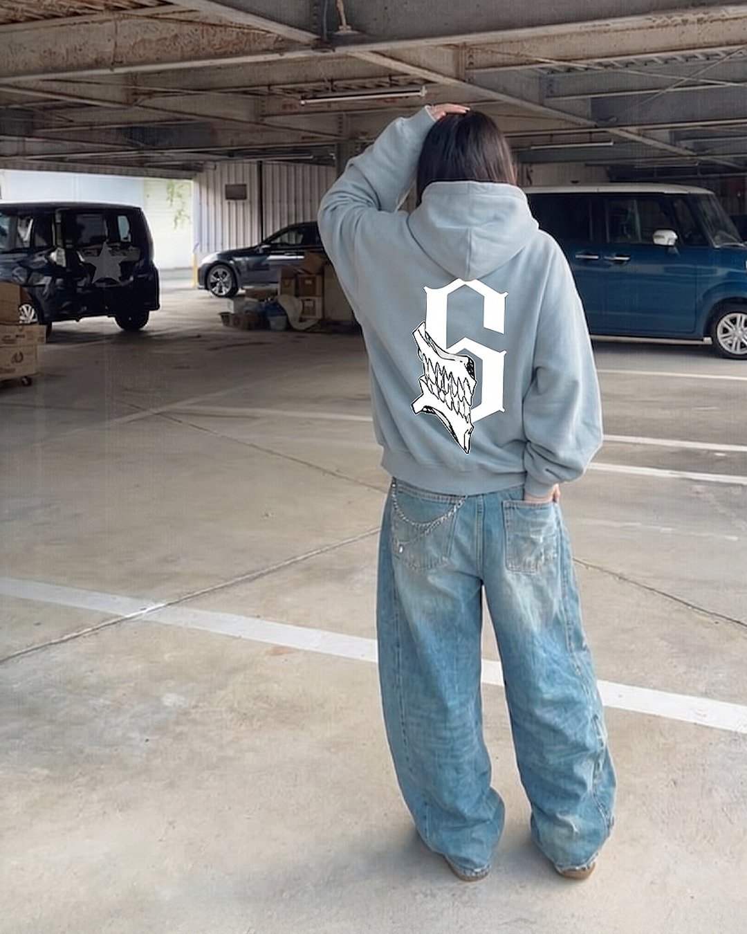 Numero 6 Baby Blue Hoodie