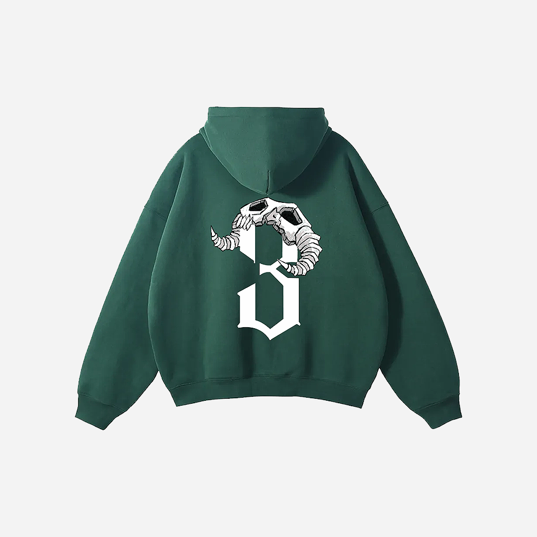 Numero 3 Forest Green Hoodie