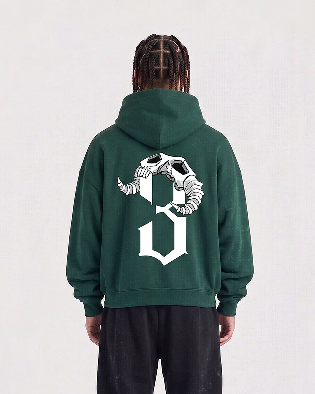 Numero 3 Forest Green Hoodie