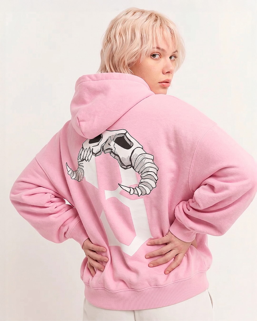 Numero 3 Sakura Pink Hoodie