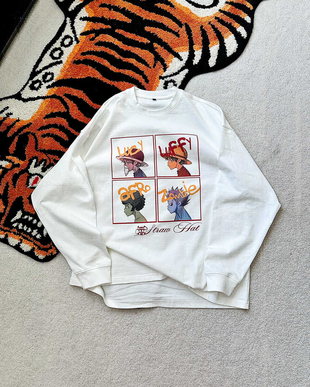Captain 4 Panel White Long Sleeve