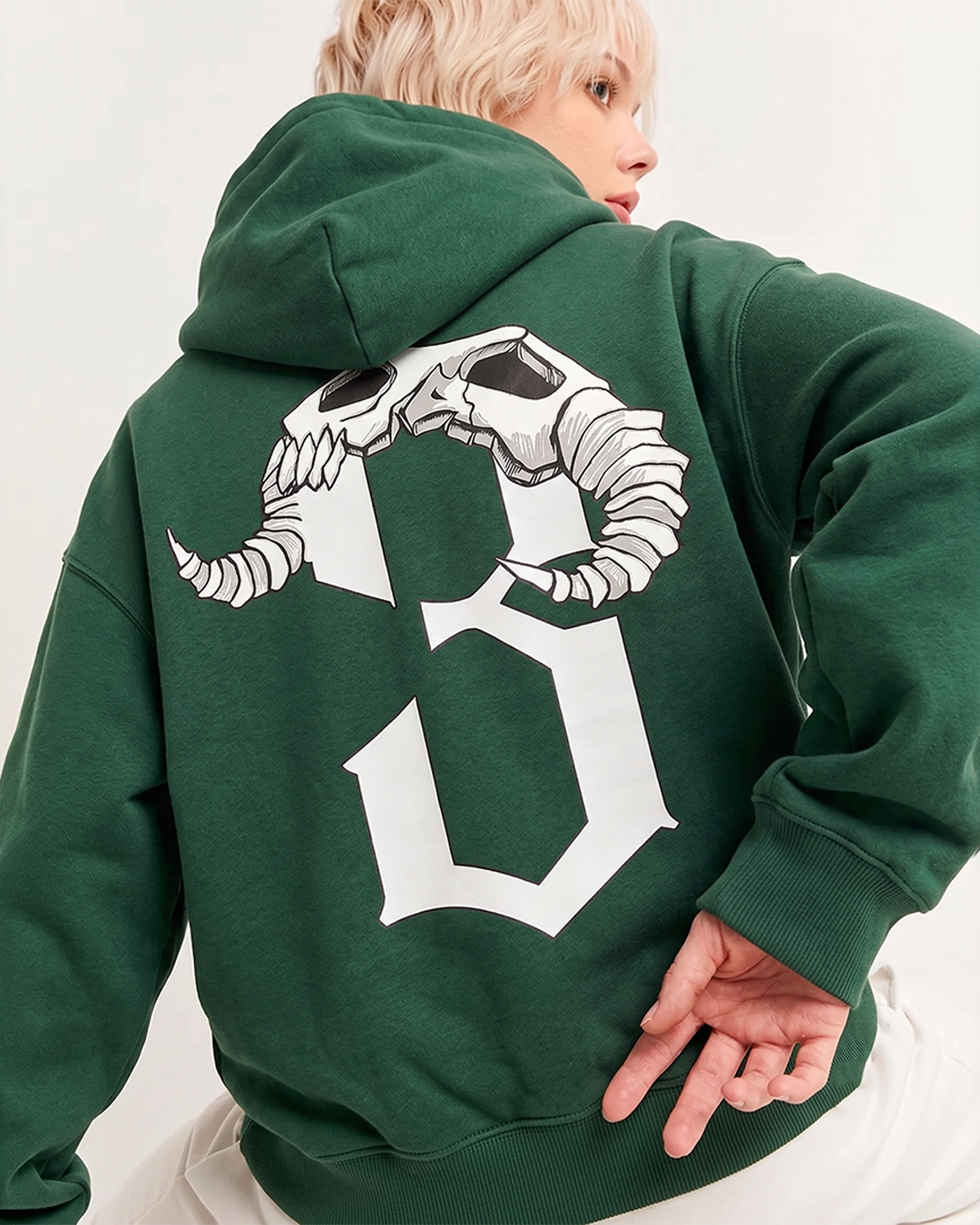 Numero 3 Forest Green Hoodie