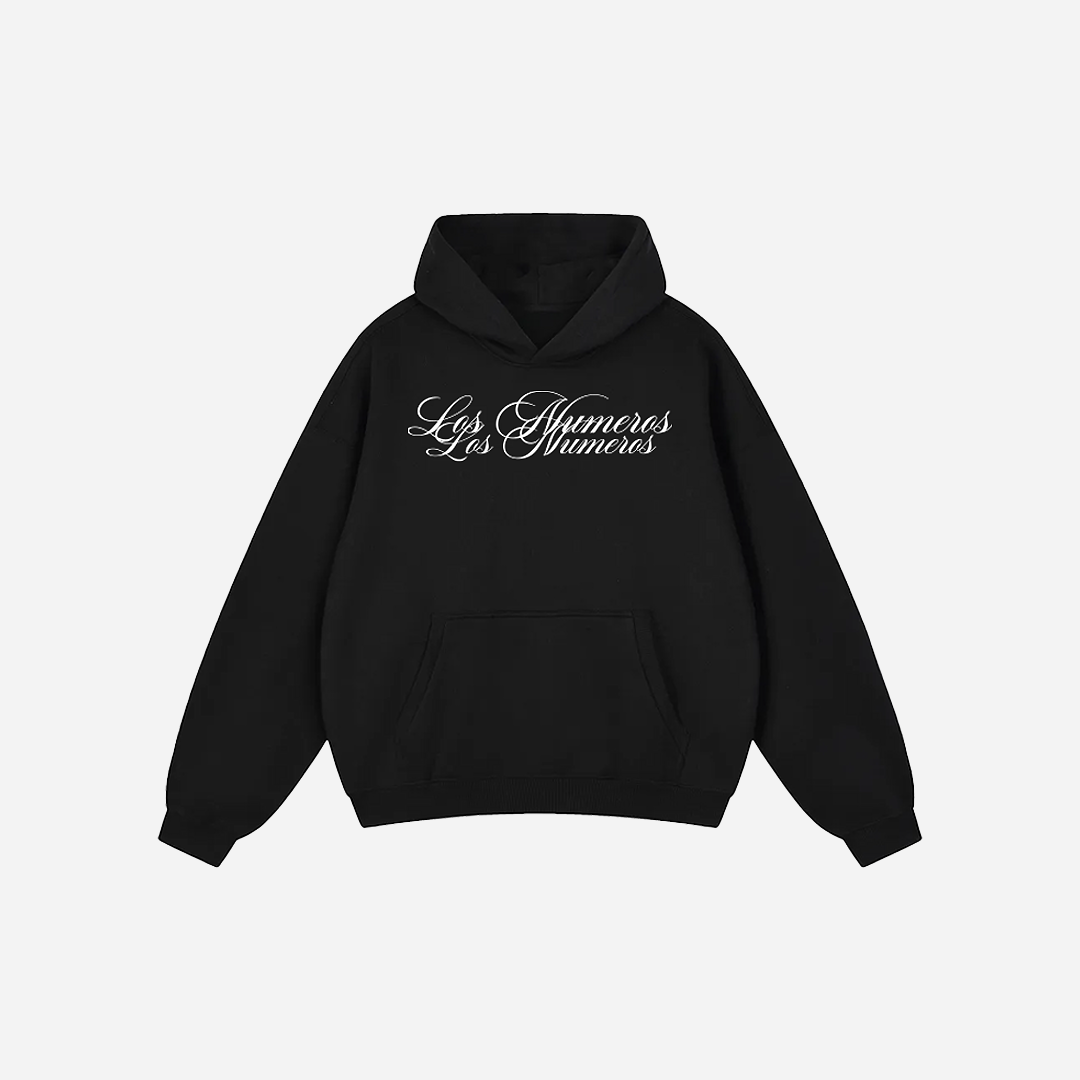 Numero 4 Black Hoodie