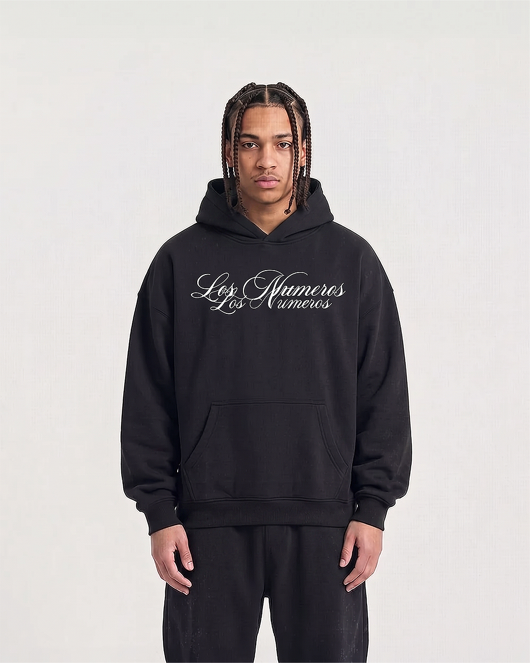 Numero 4 Black Hoodie