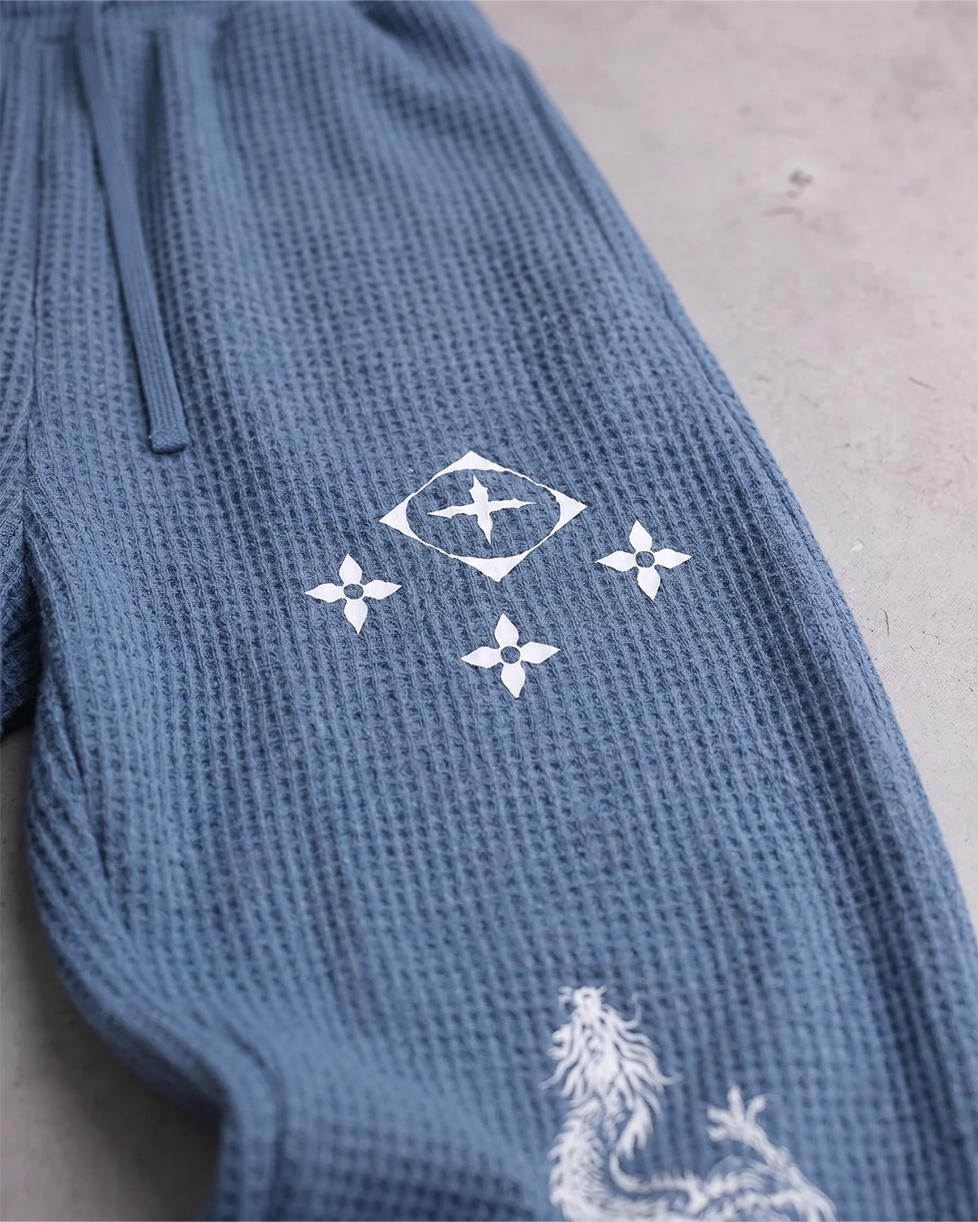 Ice Serpent Slate Waffle Knit Sweats