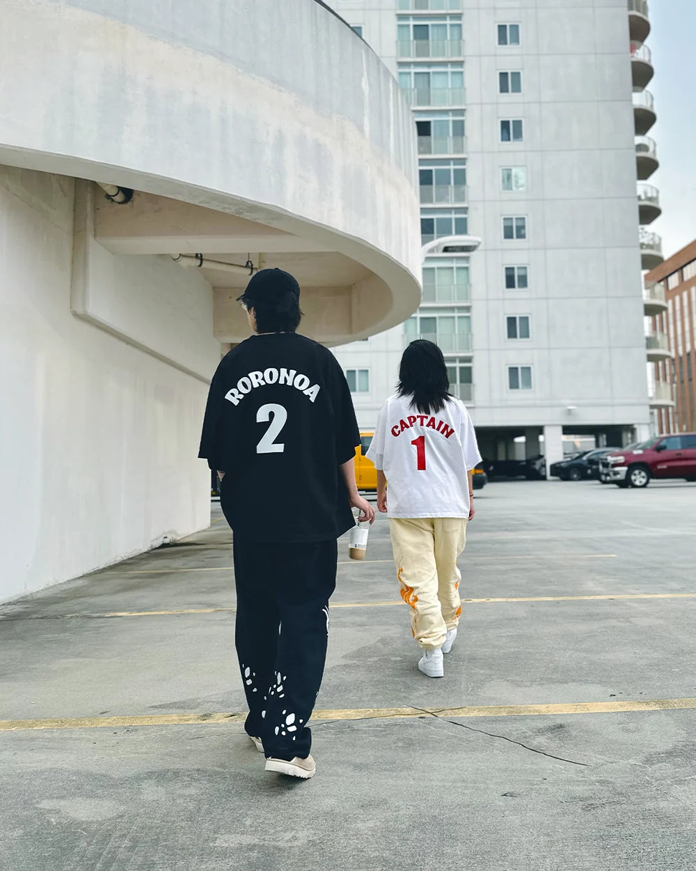 Zoro 4-Panel Black Oversized Tee